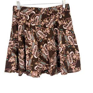 NWT Stitch Fix Vero Moda Paisley Print High Waist Skater Skirt Size Medium M NEW
